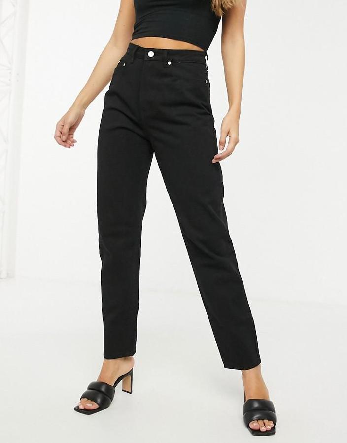 11F175 MISSGUIDED__NX8 PROSTE SPODNIE JEANS__L