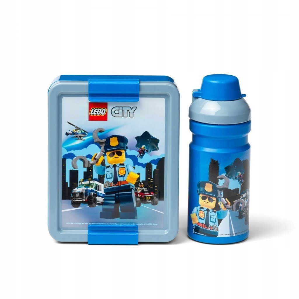 Lunchbox LEGO - City Pojemnik Śniadaniówka Bidon