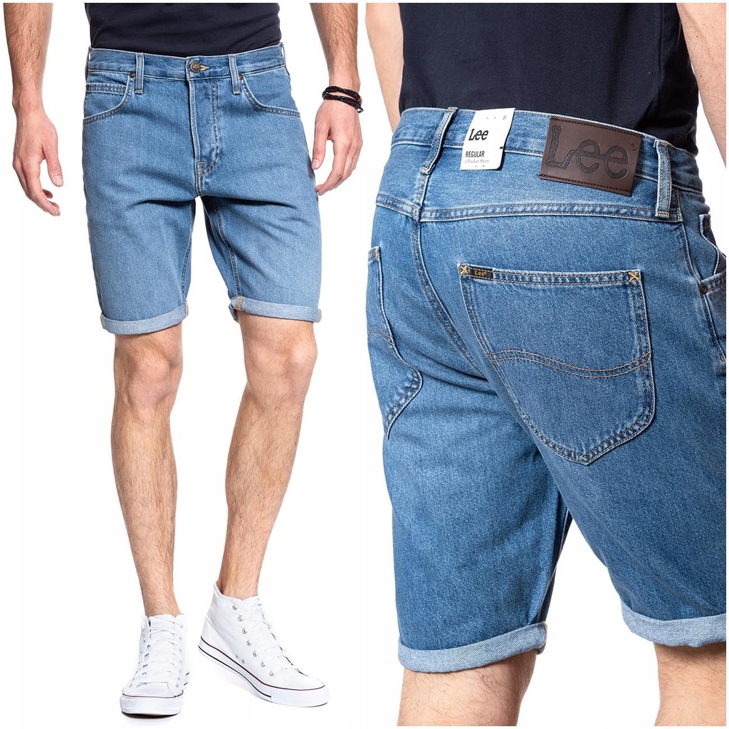 LEE SHORT MĘSKIE SPODENKI SZORTY JEANSOWE W28