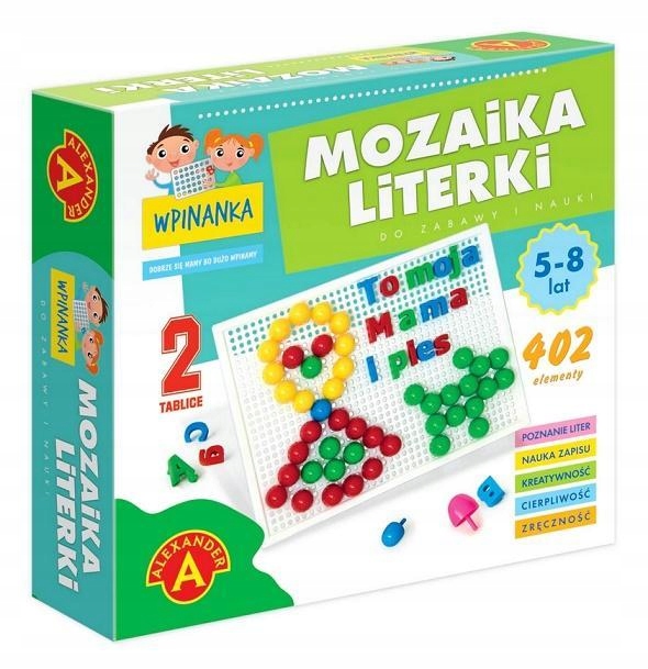 WPINANKA - MOZAIKA LITERKI ALEX, ALEXANDER