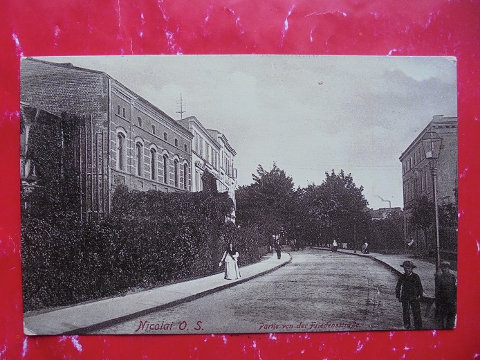 MIKOŁÓW NICOLAI OS KATOWICE TYCHY FRIEDENSTRASSE LAKIEROWANA 1907 RRRRRRR