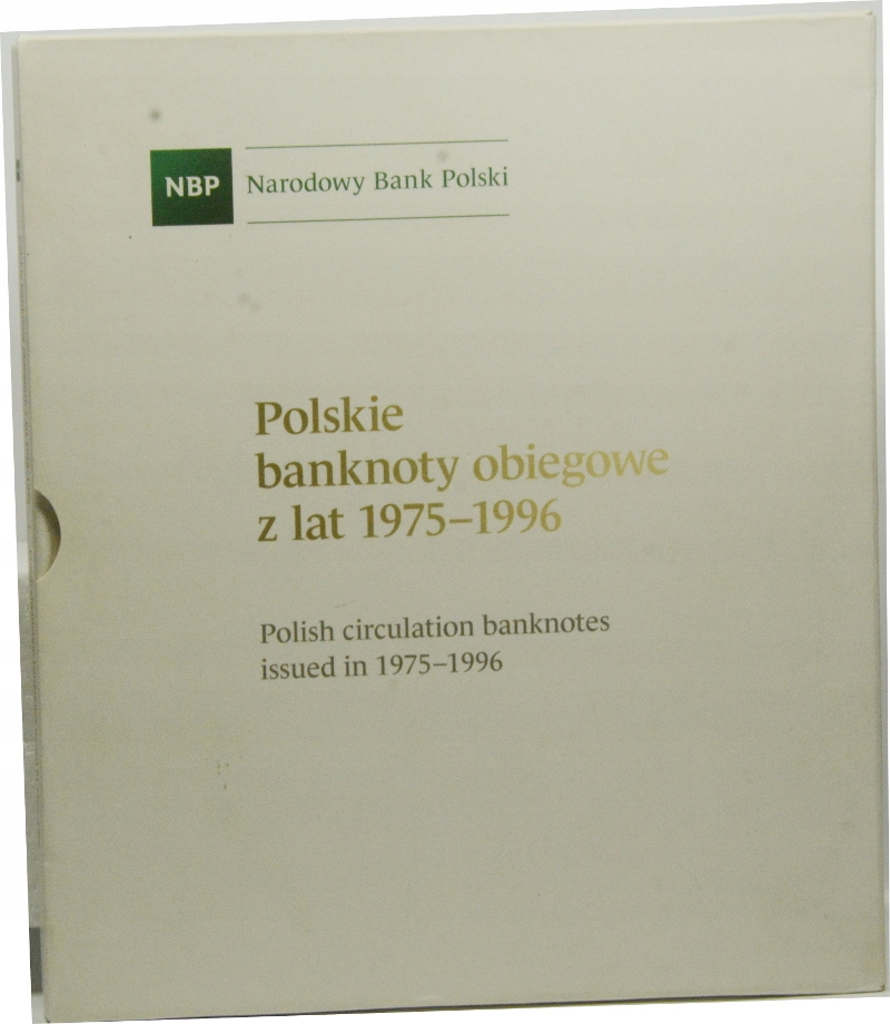 F462. ALBUM POLSKIE BANKNOTY OBIEGOWE 1975-1996
