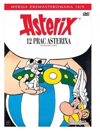 Film Asterix. 12 prac Asterixa płyta DVD