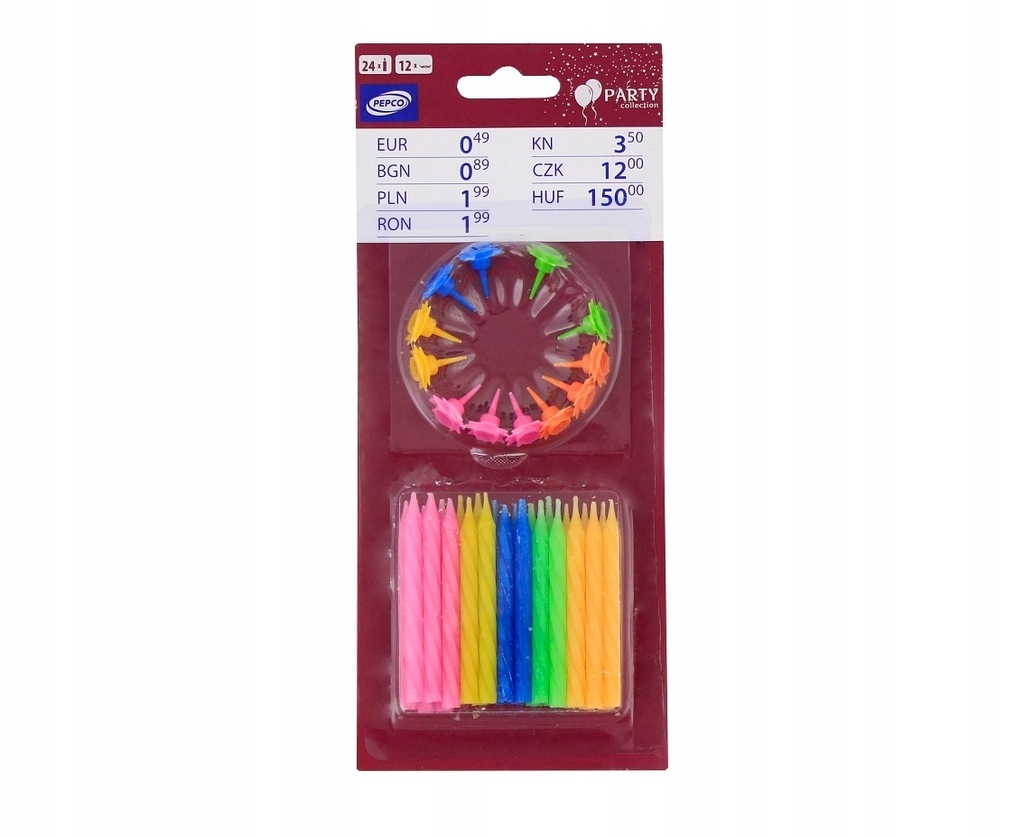 Swieczki Urodzinowe Na Tort 24 Szt Oficjalne Archiwum Allegro