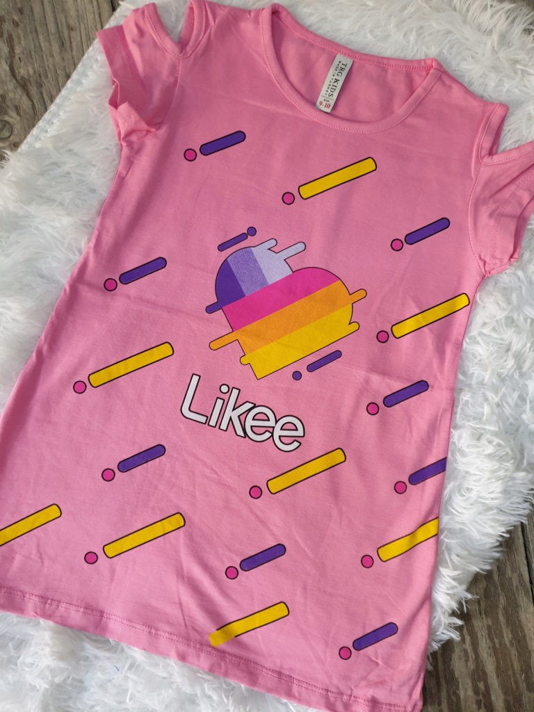 Piękna Tunika dziecięca 9/10Lat 140cm BAWEŁNA DZN12