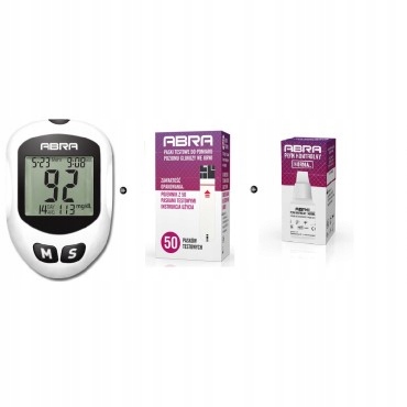 Купить Глюкометр Abra + тест-полоски + калибровочная жидкость: отзывы ...