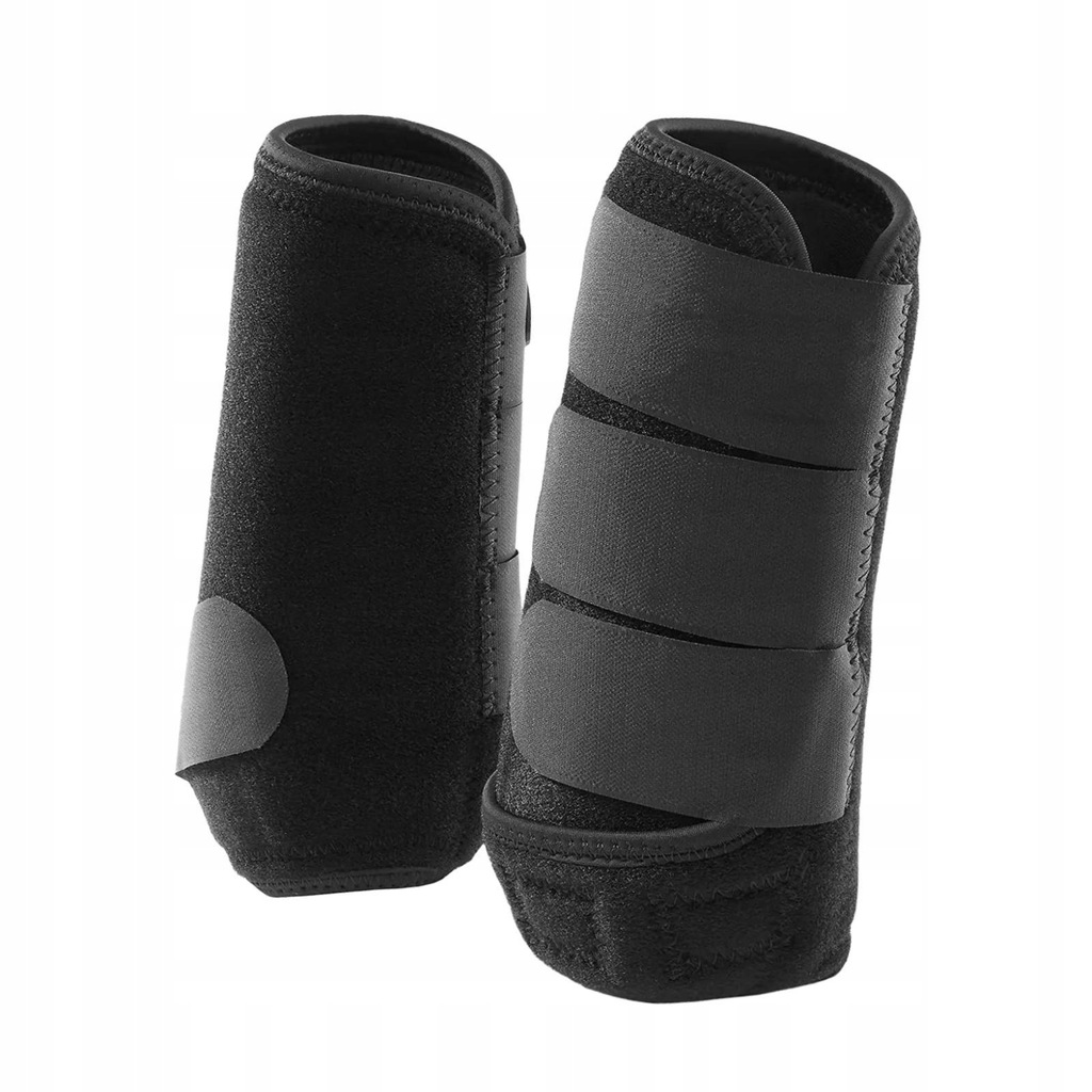 2Pcs Horses Boots Tendon Protector Breathable Neoprene Shock Hind Leg L