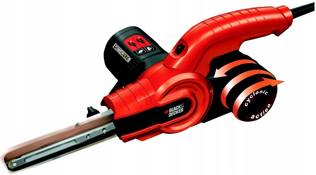 BLACK DECKER SZLIFIERKA TAŚMOWA PILNIK ELEKTRYCZNY - 8515475247 ...