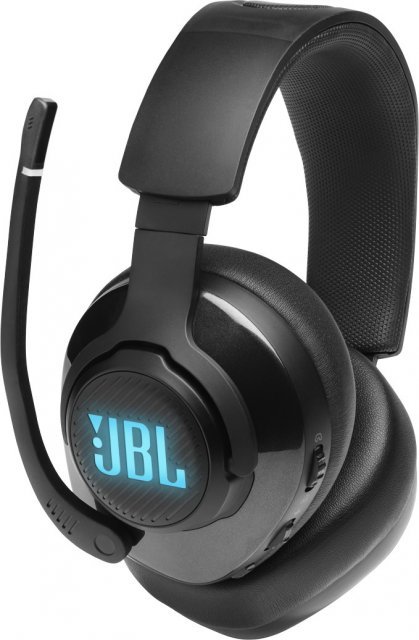 SŁUCHAWKI GAMINGOWE z mikrofonem JBL QUANTUM 400 RGB CZARNE