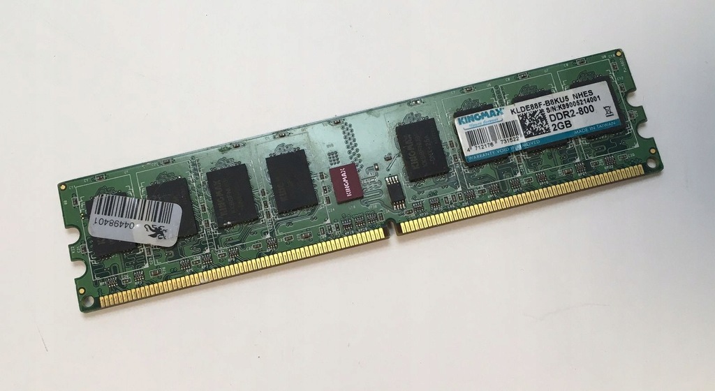 A12] Pamięć KINGMAX DDR2 2GB KLDE88F-B8KU5 NHES - 7906799870 ...