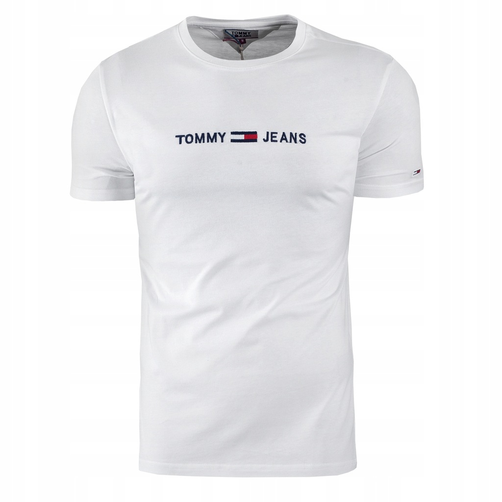 T-SHIRT MĘSKI TOMMY HILFIGER KOSZULKA BIAŁA S