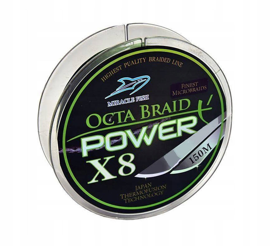 PLECIONKA OCTA BRAID X8 POWER GREEN 0.28mm/150m