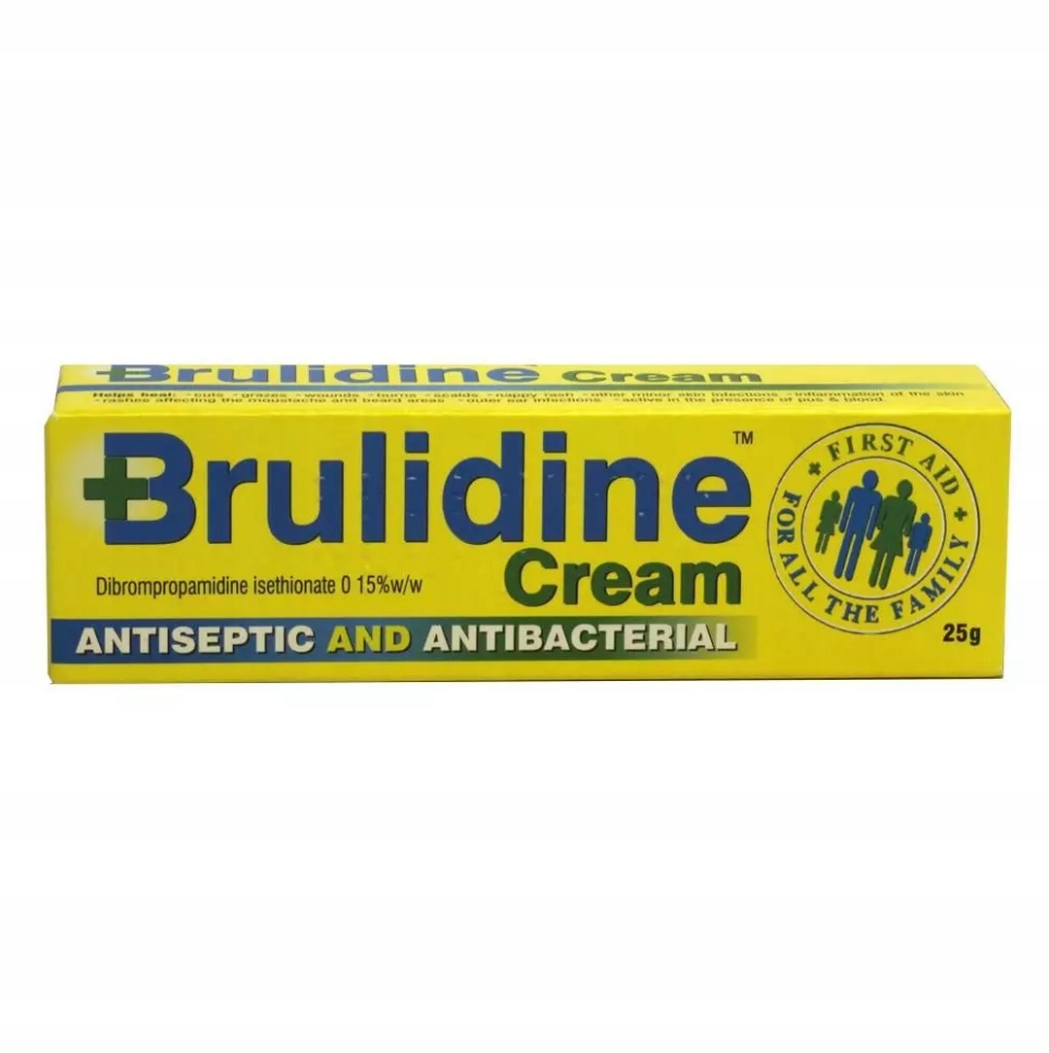 BRULIDINE krem antyseptyczny, rany, oparzenia 25g