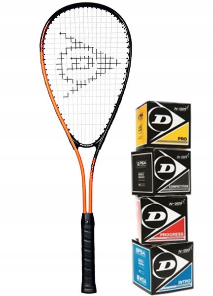 Купить РАКЕТКА ДЛЯ СКВОША DUNLOP FORCE TI + ШАР DUNLOP: отзывы, фото, характеристики в интерне-магазине Aredi.ru