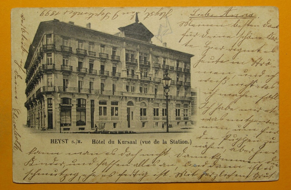 250588, Belgia, Heyst, obieg 1899