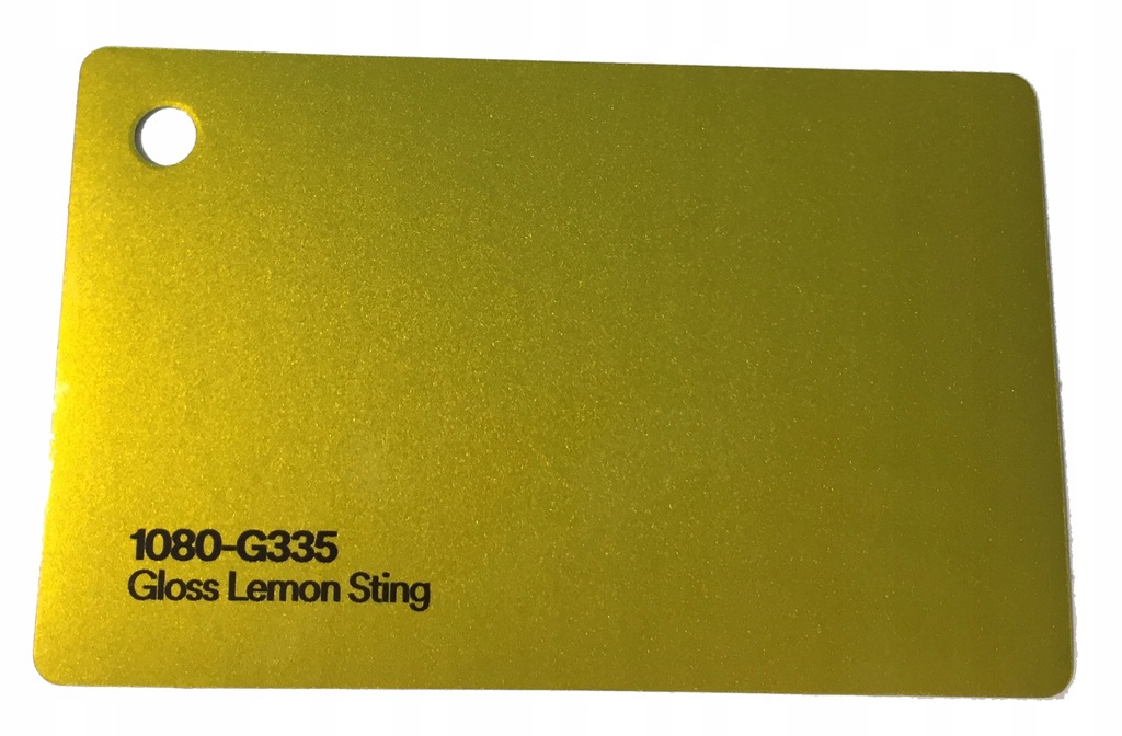 PRÓBKA Folii 3M Serii 1080 G335 GLOSS LEMON STING!