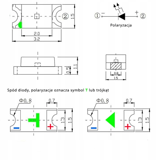 Купить 500 шт с / синий / зеленый / желтый/красный smd 0603 led ультра яркий в и