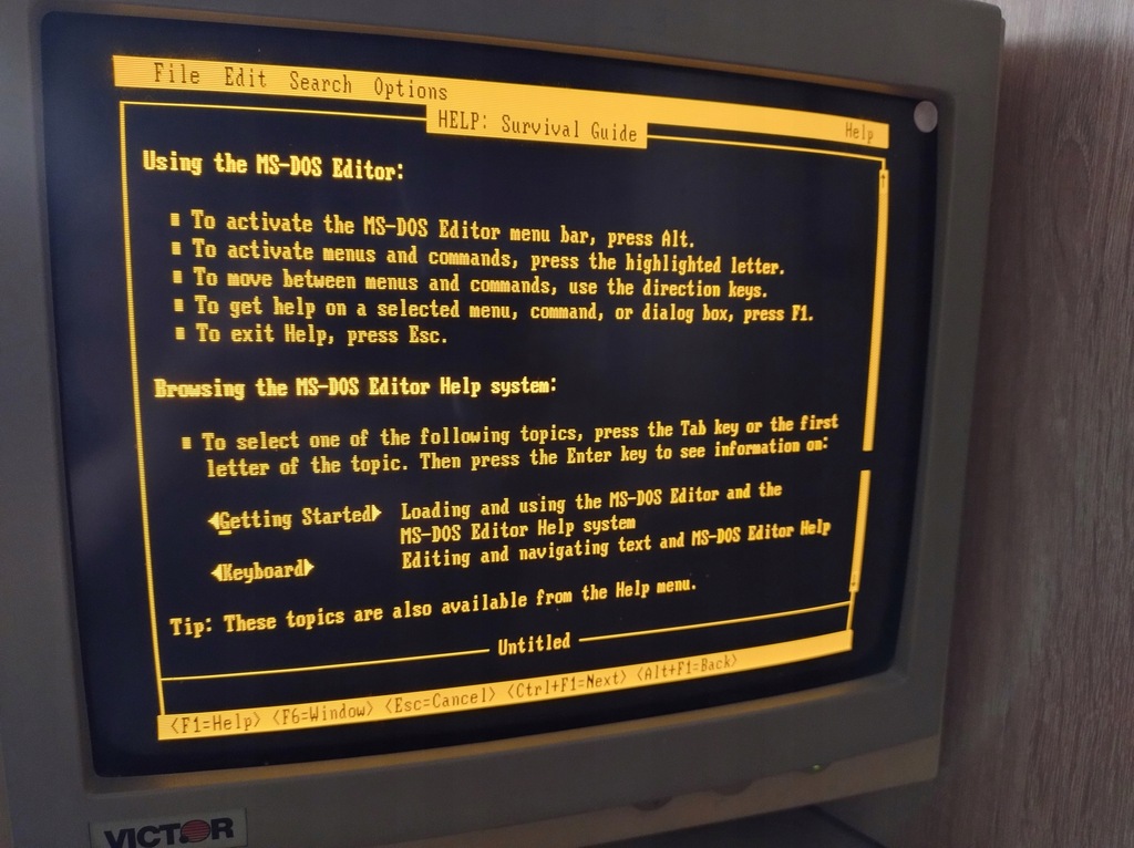 Monitor Hercules "bursztynowy" + karta + przewód