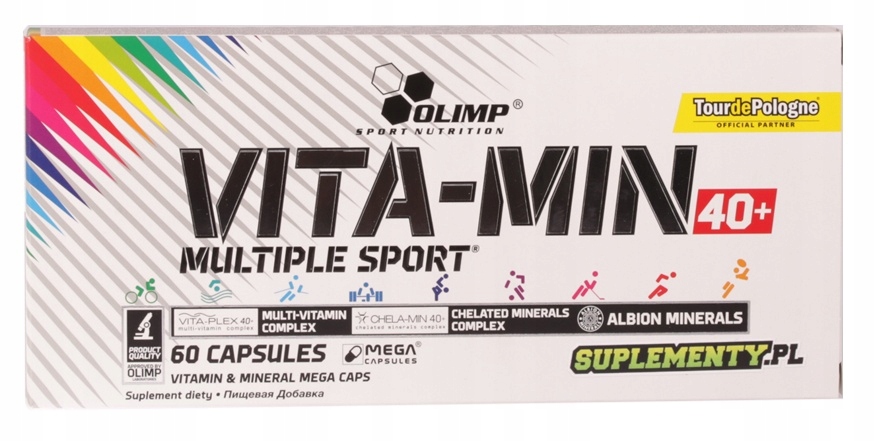 Olimp Vita-Min Multiple Sport 40+, 60 kapsułek