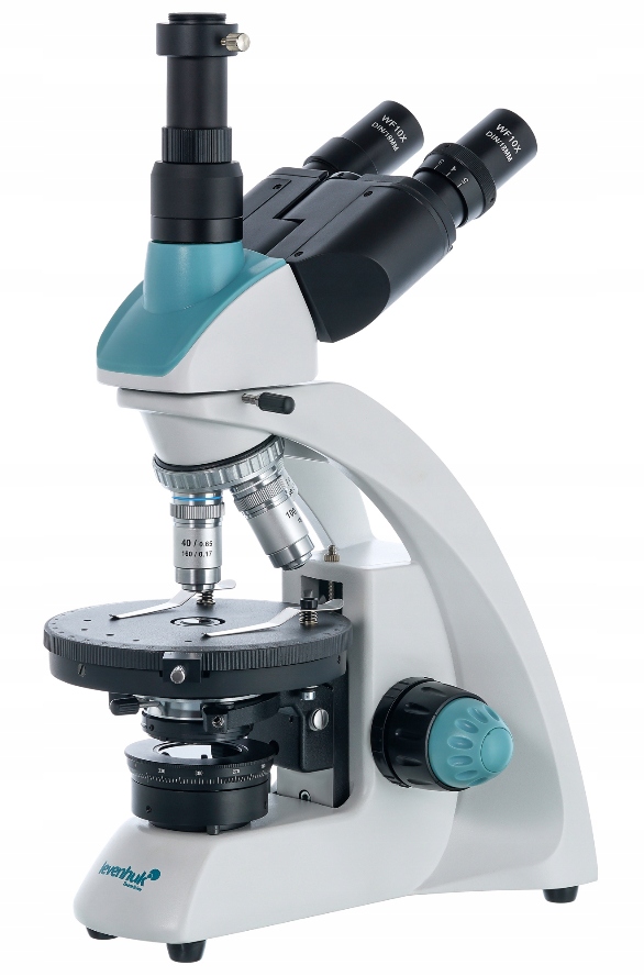 Trójokularowy mikroskop Levenhuk 500T POL 40-1000