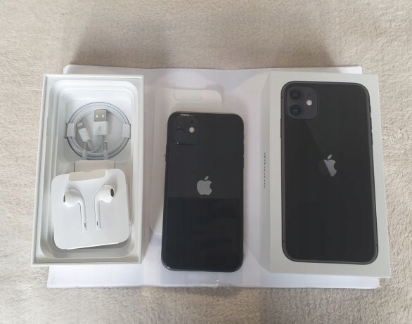 NOWY Apple iPhone 11 64GB Black Polska dystrybucja NOWY Apple iPhone 11 64GB Black Polska dystrybucja