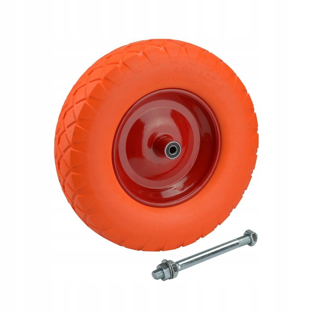 Koło do taczki poliuretanowe pełne 400 mm/130 kg
