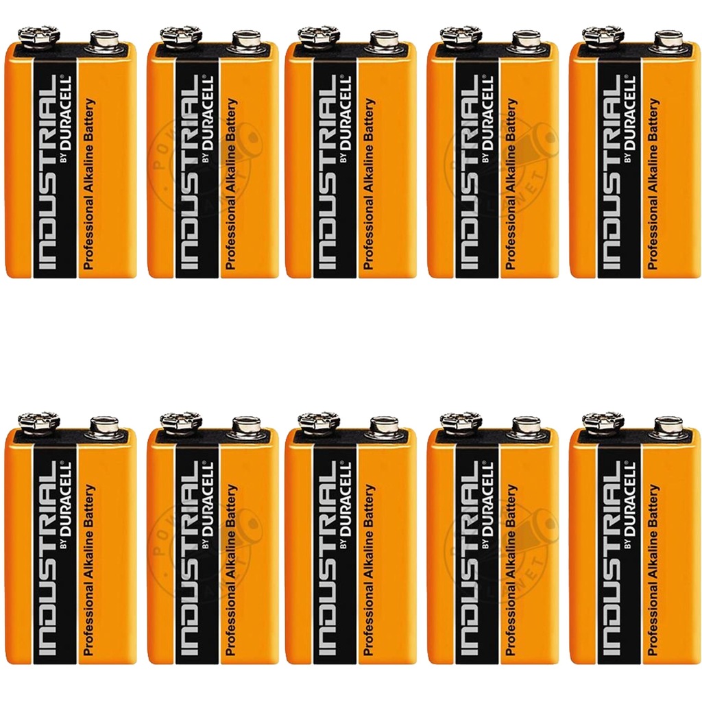 10 x BATERIA 6LR61/9V DURACELL INDUSTRIAL - 6478192176 - oficjalne ...