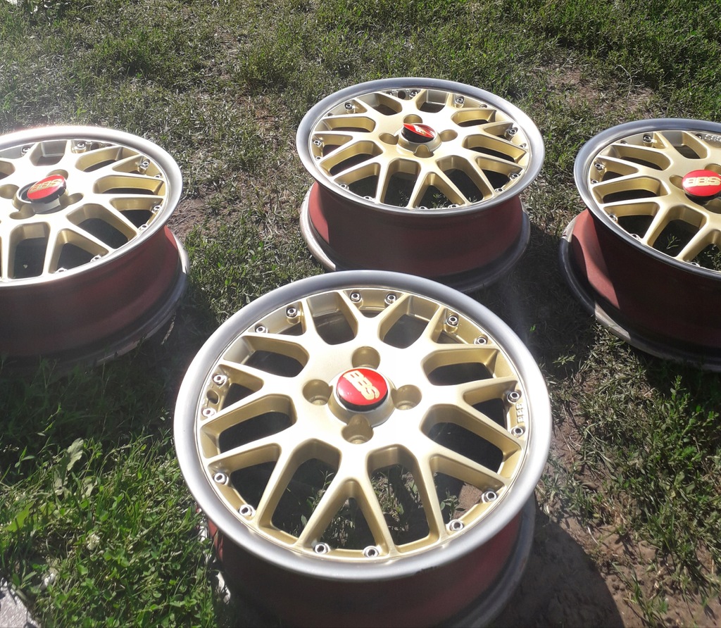 Alufelgi BBS Rs 772 4x100 r15 polerka ,skręcane.