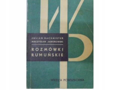 rozmówki rumuńskie - J. rachmister 1966 24h wys