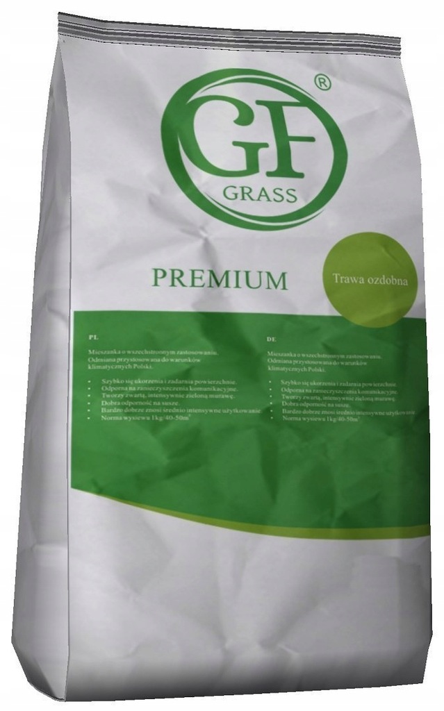 Trawa Ozdobna Dywanowa GF Grass Premium 5kg GF Gra