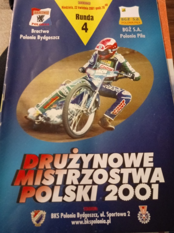 Drużynowe mistrzostwa Polski 2001 Bydgoszcz - Piła