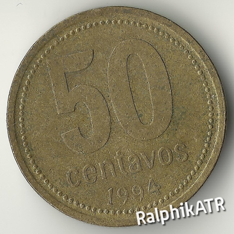 -= MONETA NR 40 - 50 CENTAVOS 1994 - ARGENTYNA =-