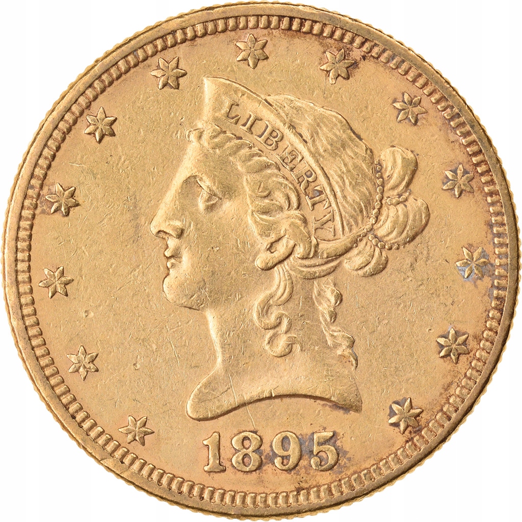 Moneta, USA, Coronet Head, $10, Eagle, 1895, U.S.