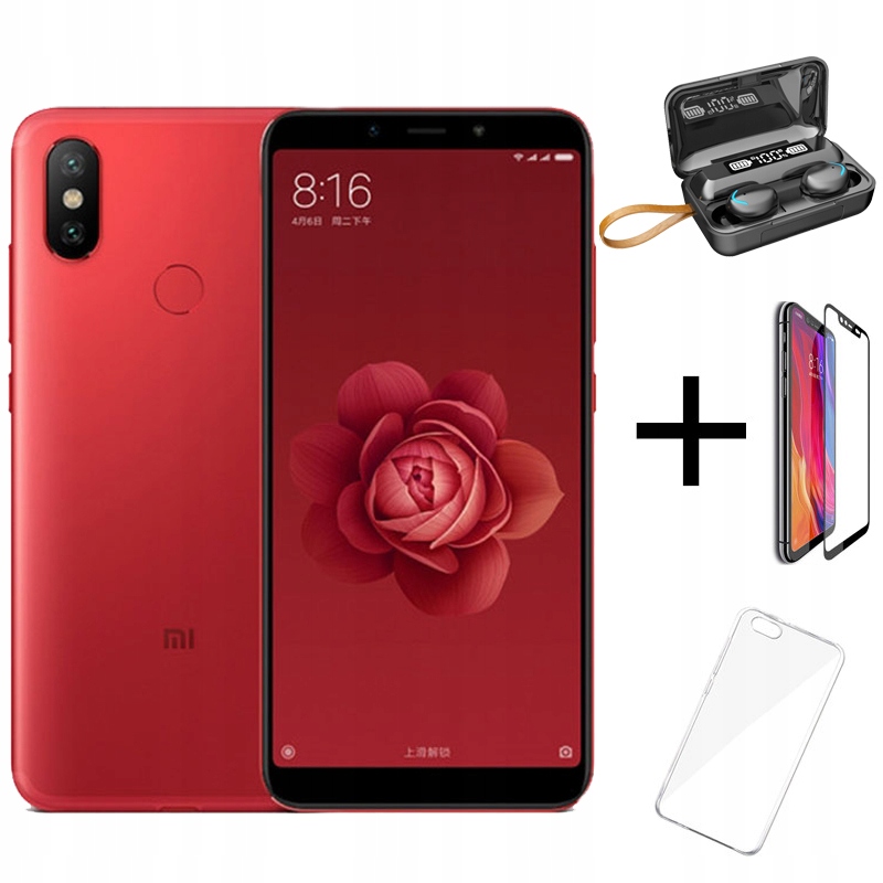 Smartphones Xiaomi Mi 6X 6/128GB Czerwony