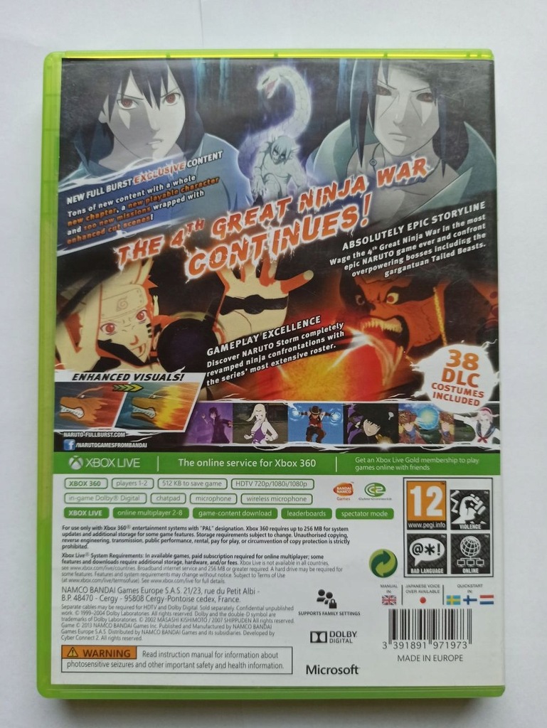 Купить Наруто Шиппуден Ultimate Ninja Storm 3 Full Burst: отзывы, фото ...