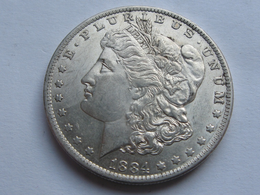 USA dolar 1884 O Morgan Nowy Orlean stan 1-[2]