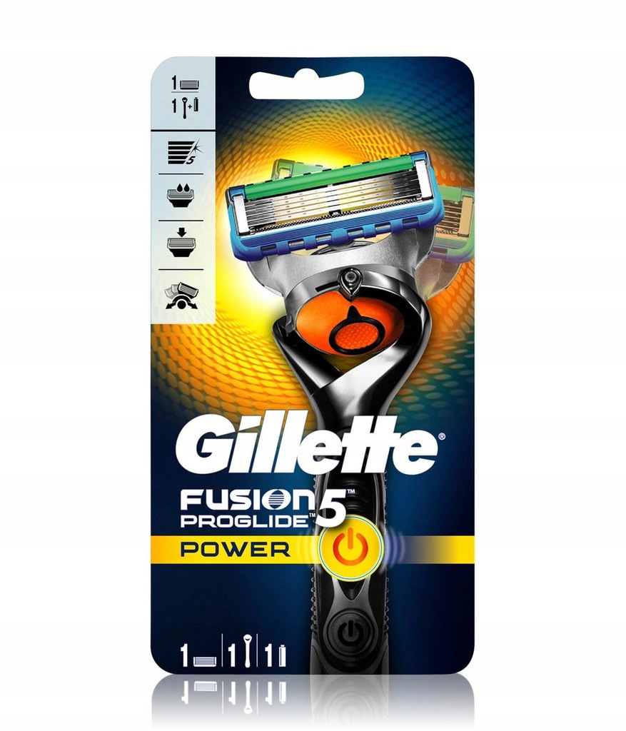 GILLETTE FUSION 5 PROGLIDE POWER MASZYNKA TANIO!