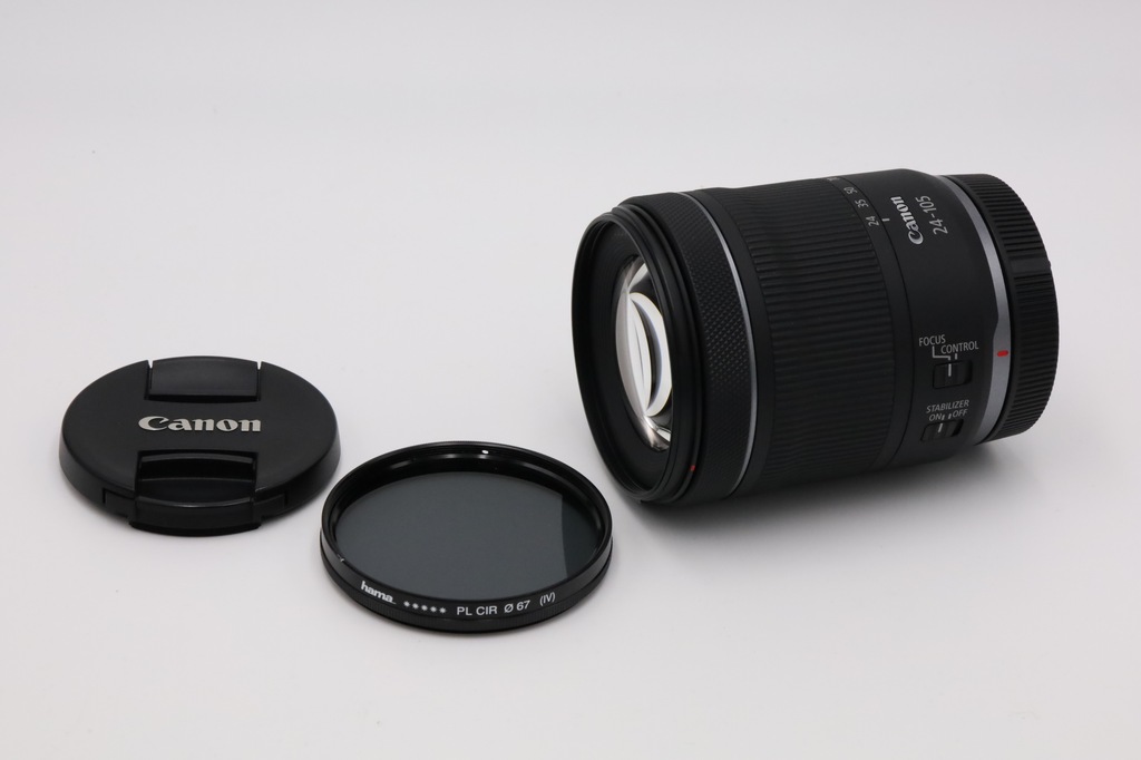 Canon RF 24-105 STM obiektyw na gwarancji jak nowy HAMA