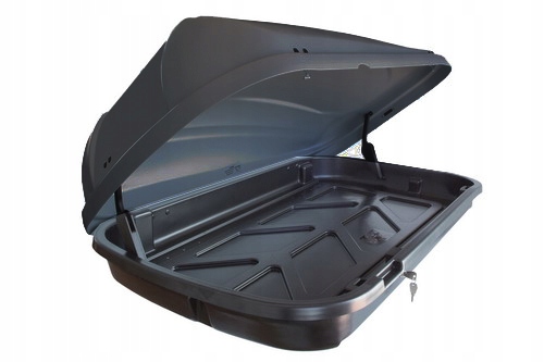 Box dachowy kufer bagażowy SPORTAC-430 czarny poły