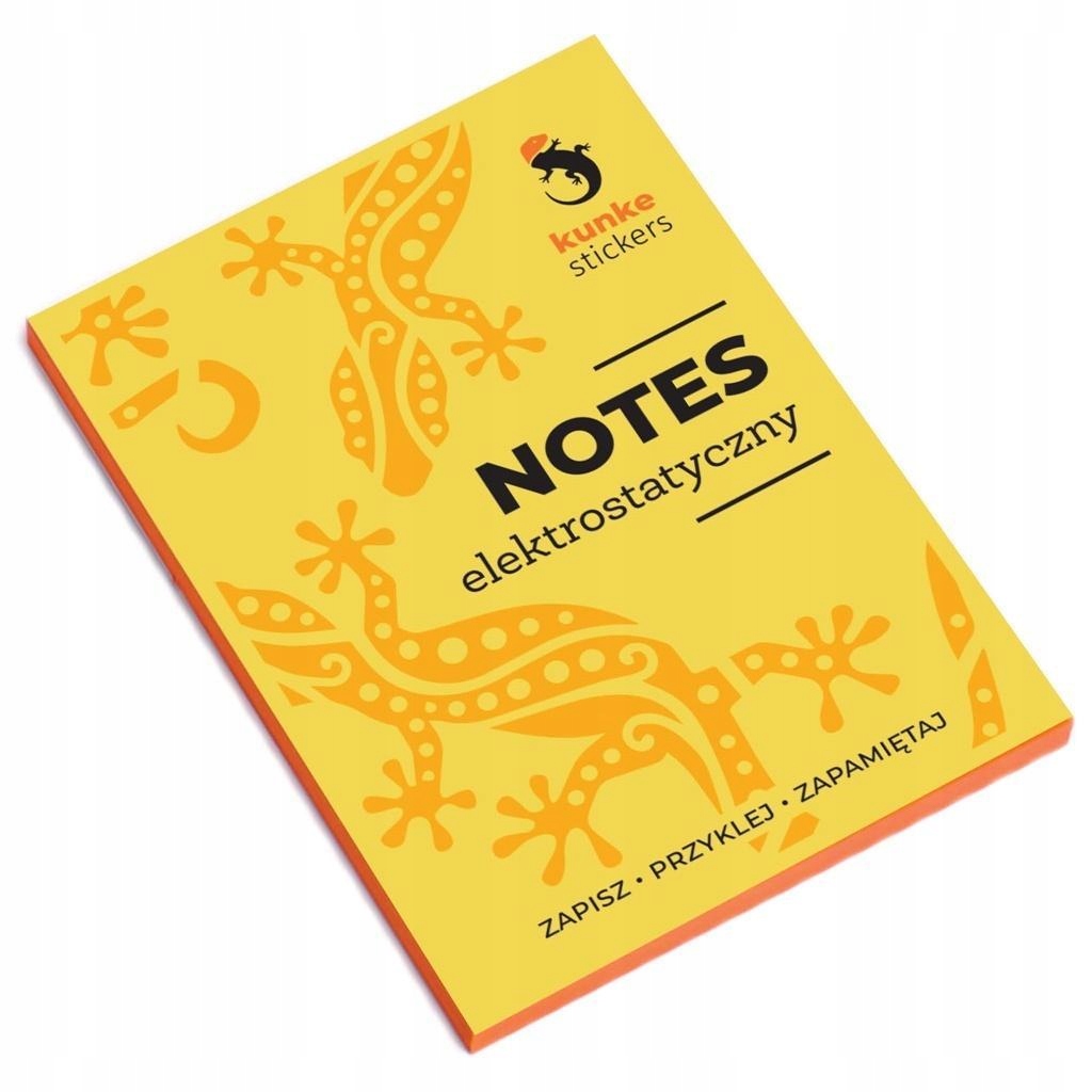 NOTES ELEKTROSTATYCZNY POMARAŃCZOWY 100 KARTECZEK