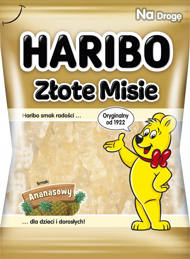 HARIBO ŻELK ZŁOTY.MIŚ ANANASOWY 85 g