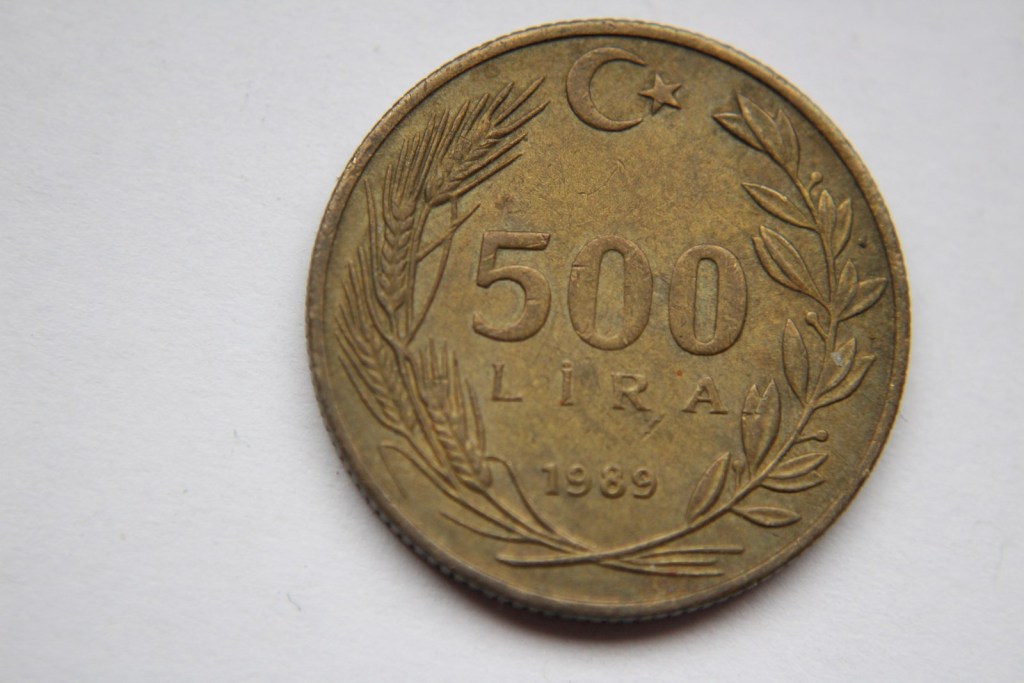 500 LIRA 1989 R TURCJA -W312