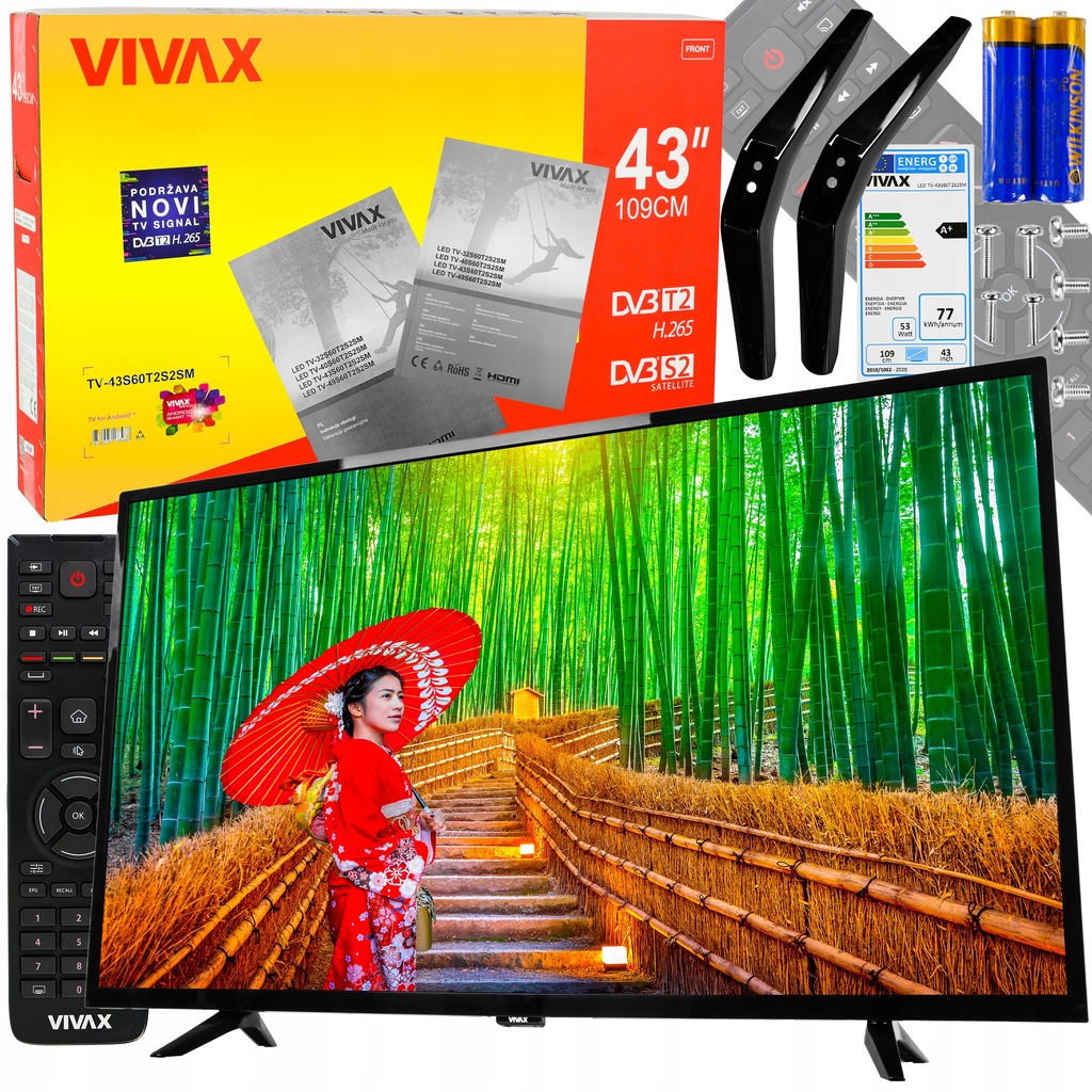 Купить Светодиодный телевизор FULL HD 43 Smart TV 3xHDMI PRO НОВИНКА: отзывы, фото, характеристики в интерне-магазине Aredi.ru