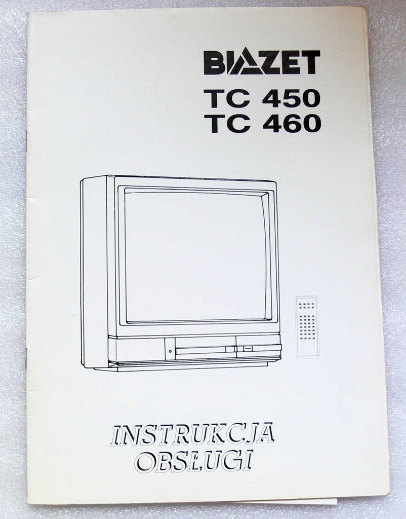 Купить РУКОВОДСТВО ПОЛЬЗОВАТЕЛЯ TC450 TC460 BIAZET TV: отзывы, фото, характеристики в интерне-магазине Aredi.ru