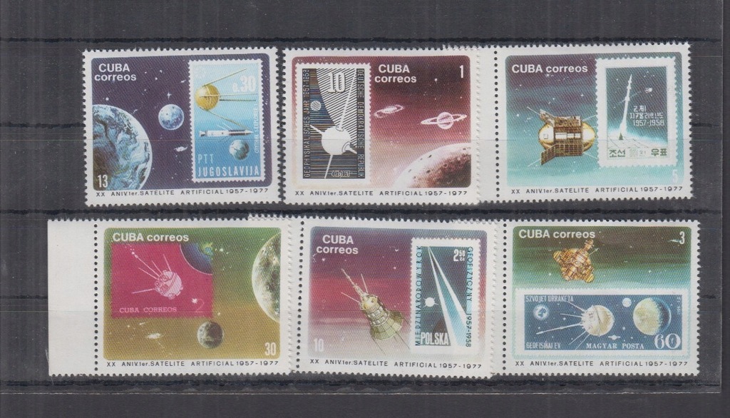 Z45. MNH Cuba Kosmos Statki kosmiczne