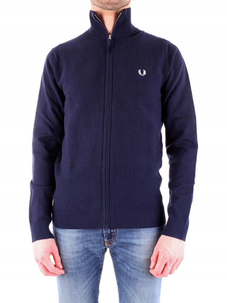 FRED PERRY MĘŻCZYZN NIEBIESKI BLUZY XL INT