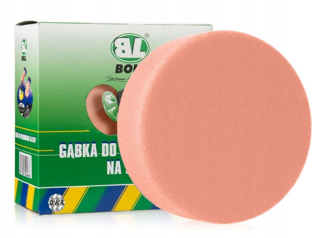 BOLL GĄBKA DO POLEROWANIA NA RZEP ŚREDNIA 5cm