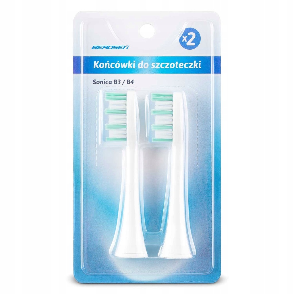 Końcówki do szczoteczki sonicznej Berdsen 2 szt, Berdsen, 5176.590389060899