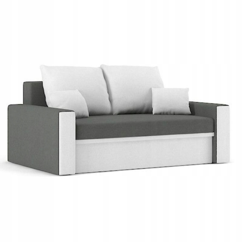 SOFA DWUOSOBOWA Z PODUSZKAMI do SALONU POKOJU sofa kanapa rozkładana wersal