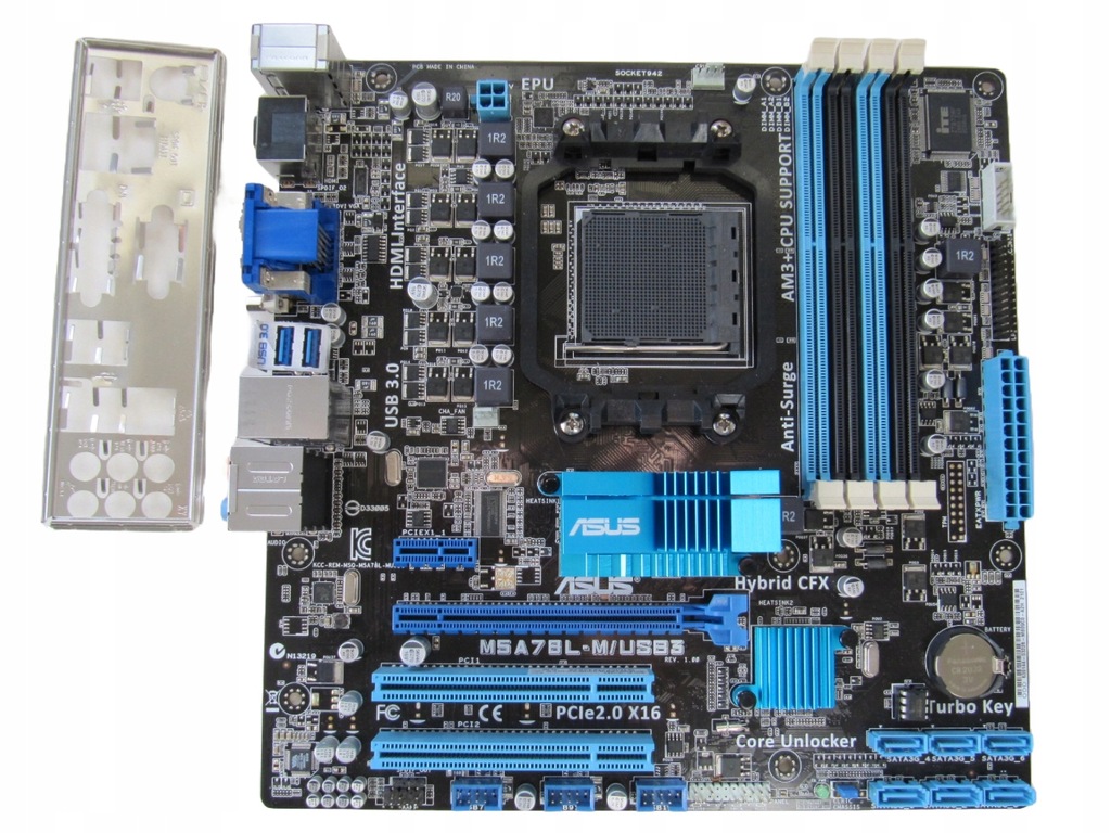 Asus M5A78L-M/USB3 DDR3, AM3+ (obsł. FX-125W)